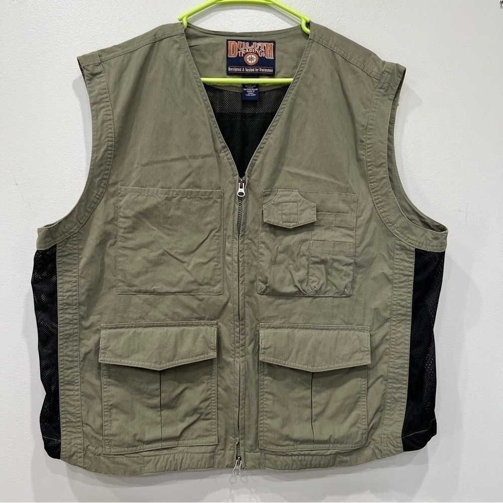 Duluth Trading Outdoor Fishing Hunting Vest Jacket Men’s Size XL